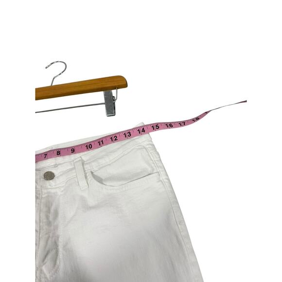 Flying Monkey Denim Stretch White Flare Jeans Women’s Size 29 - Picture 5 of 7